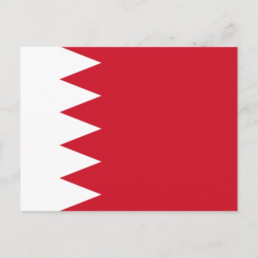 Bahrain Flag Briefkaart (Voorkant)