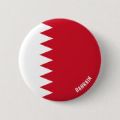 Bahrain Flag Charming Patriotic Button (Voorkant)