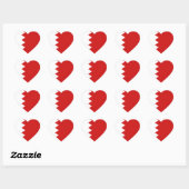 Bahrain Flag Heart Sticker (Vel)