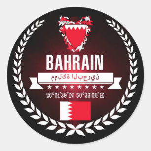 Bahrain Ronde Sticker
