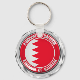 Bahrain Round Emblem Sleutelhanger