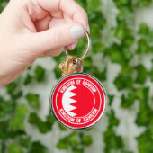 Bahrain Round Emblem Sleutelhanger (Hand)