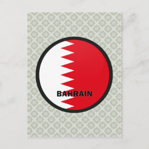 Bahrain Roundel - kwaliteitsvlag Briefkaart