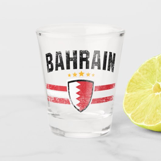 Bahrain Shot Glas (Voorkant)