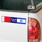 Bahrain Stands With Israel Bumper Sticker (Sur camion)