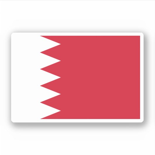 Bahrain Sticker (Voorkant)