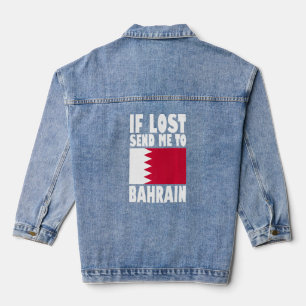Bahrein Drapeau Design Si perdu envoyez-moi envoye