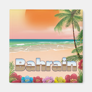 Bahrein strand reisposter magneet