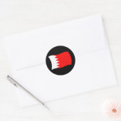 Bahrein Vlag Sticker (Envelop)