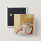 Bahrum Gur die de draak speelt Vierkante Button 5,1 Cm (Voorkant /achterkant)