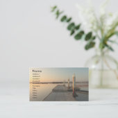 Baie au carte de visite 2 d'aube (Debout devant)