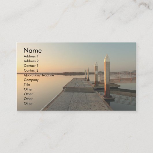 Baie au carte de visite 2 d'aube (Devant)