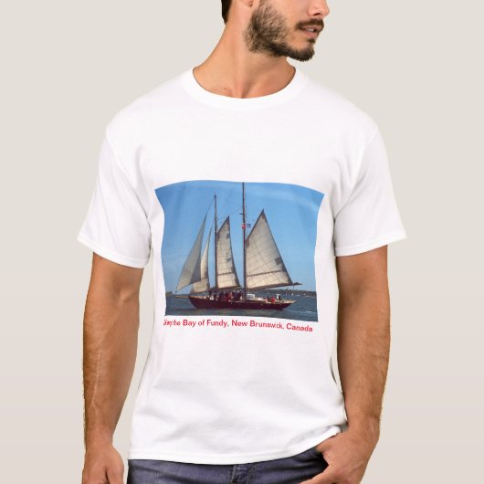 Baie de Fundy, T-shirt du Nouveau Brunswick, (Devant)