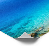 Baie de l'océan bleu Crystal Clear Poster - Medite (Coin)