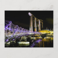 Baie de marina, Singapour - carte postale