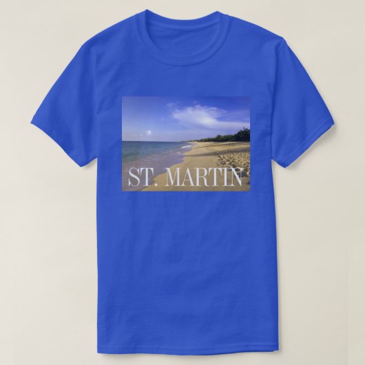 Baie Longue Long Bay Beach, Sint Maarten T-shirt (Design voorkant)