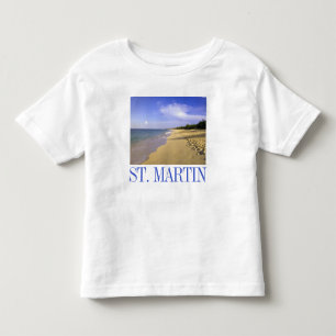 Baie Longue Long Bay Beach, St. Martin Kinder Shirts