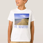 Baie Longue Long Bay Beach, St T-shirt (Voorkant)
