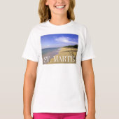 Baie Longue Long Bay Beach, St T-shirt (Voorkant)
