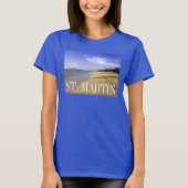 Baie Longue Long Bay Beach, St T-shirt (Voorkant)