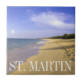 Baie Longue Long Bay Beach, St Tegeltje (Voorkant)