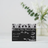 BAIE PROFESSIONNELLE Carte de visite Damask Design (Debout devant)