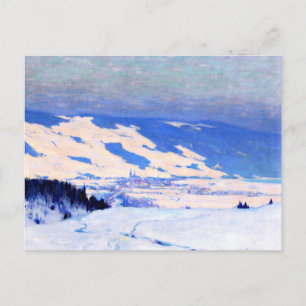 Baie-Saint-Paul van Clarence Gagnon Briefkaart
