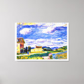 Baie St. Paul, Quebec van William James Glacken Canvas Afdruk (Voorkant)