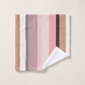 Baies Abstraites roses et beiges (Gant de toilette)