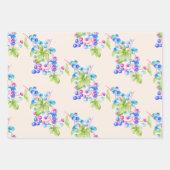 Baies de porcelaine sur un ensemble de feuilles de (Devant 2)