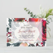 baies d'hiver Enregistrer l'invitation de la carte (Debout devant)