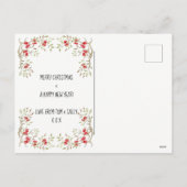 baies mignonnes de carte de vacances de Noël de (Dos)