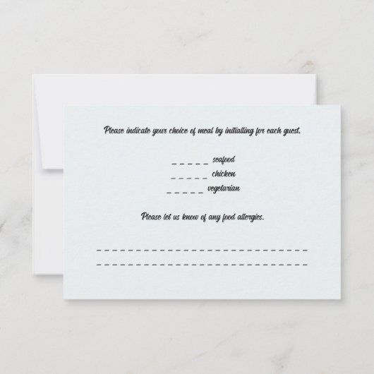 Baies modifiables sur carte de réponse bleue (Dos)