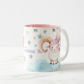 Baies personnalisées mignonnes Zodiac Sign Mug pou (Devant droit)