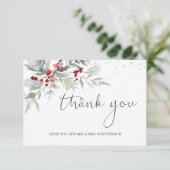 Baies rouges Merci Mariage de feuillage (Debout devant)