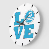 Baignade Amour Mur Horloge (Angle)