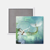 Baignade avec aimant Saumon (Recto/Verso)