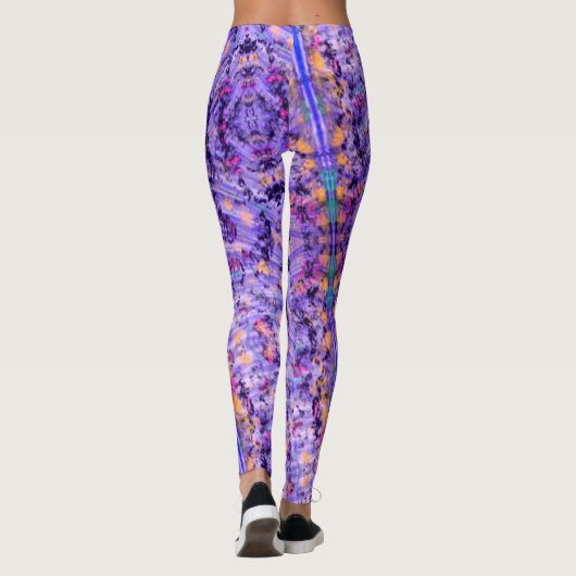 Baignade avec corail Leggings Abstraits (Dos)