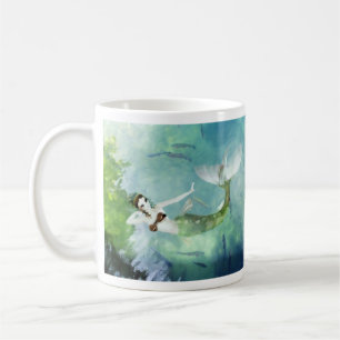 Baignade avec Saumon Mug