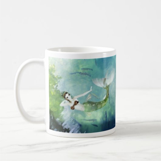 Baignade avec Saumon Mug (Gauche)