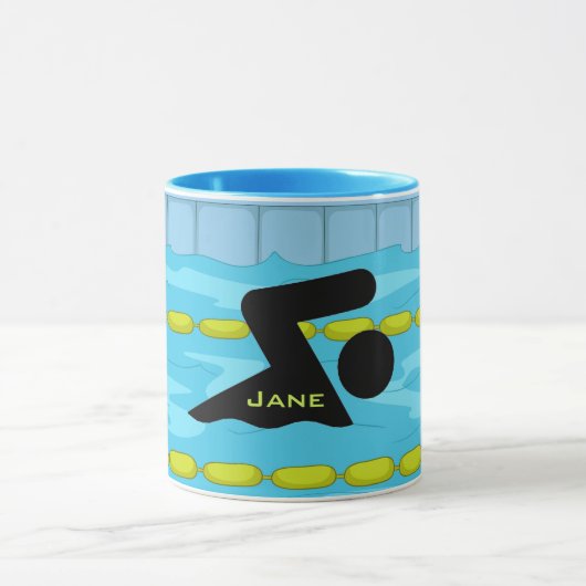 Baignade Design Café Mug (Centre)