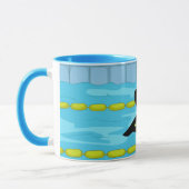 Baignade Design Café Mug (Gauche)