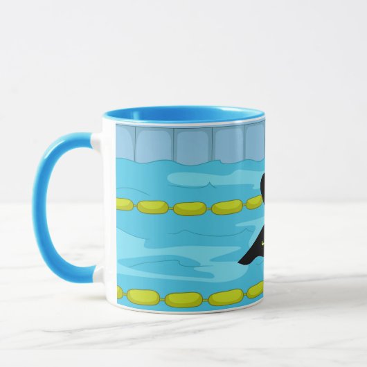 Baignade Design Café Mug (Gauche)