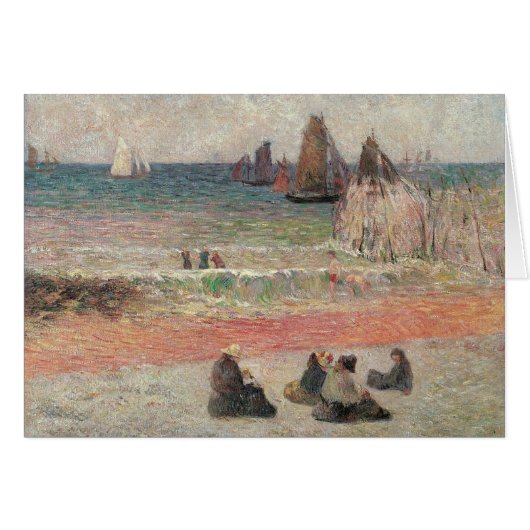 Baignade Dieppe par Paul Gauguin, Art Vintage (Devant horizontal)
