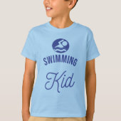 Baignade Kid typographie audacieuse T-shirt (Devant)