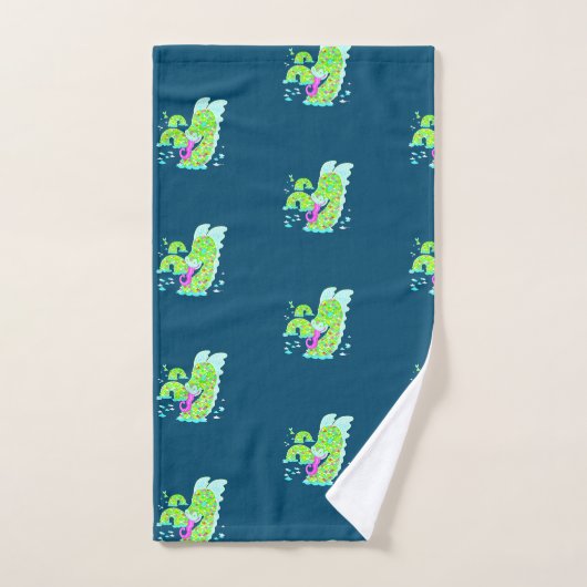 Baignade Nessie (Serviette à main)