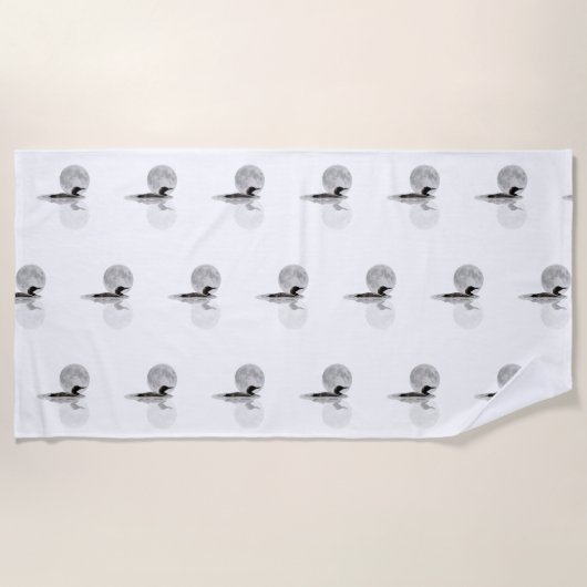 Baignades De Loon Dans Le Serviette De Plage Lune (Devant)