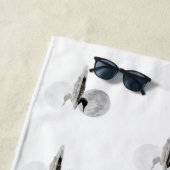 Baignades De Loon Dans Le Serviette De Plage Lune (En situation)