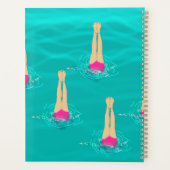 Baigneurs Artistiques Nageant Sous L'Eau (Dos)