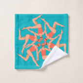 Baigneurs - Chorégraphie de natation synchronisée (Gant de toilette)